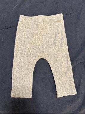 Rise Little Earthling Gray Knit Baby Pants - Soft Heather